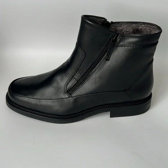 Fretz‎ Black Leather Sohle Men's Boots NWT - 9.5 - Picture 7 of 13